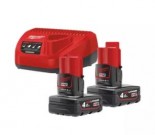 Pack 2 batterie 12v 4Ah + 1 chargeur 12v 